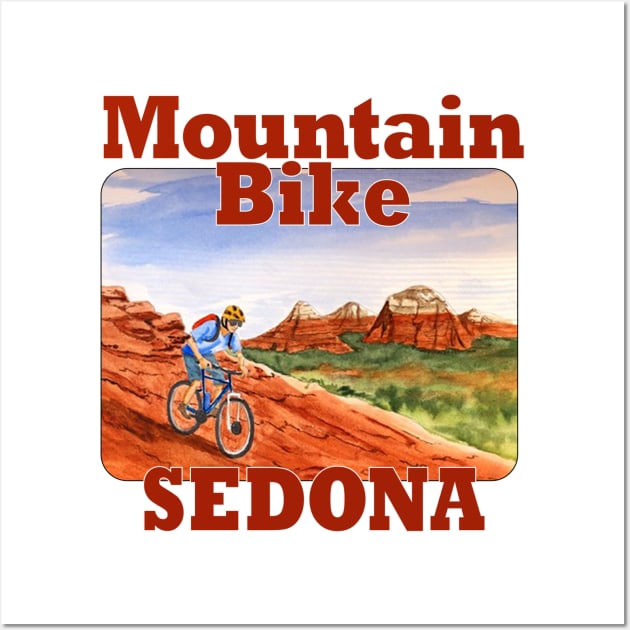 Mountain Bike Sedona Wall Art by MMcBuck